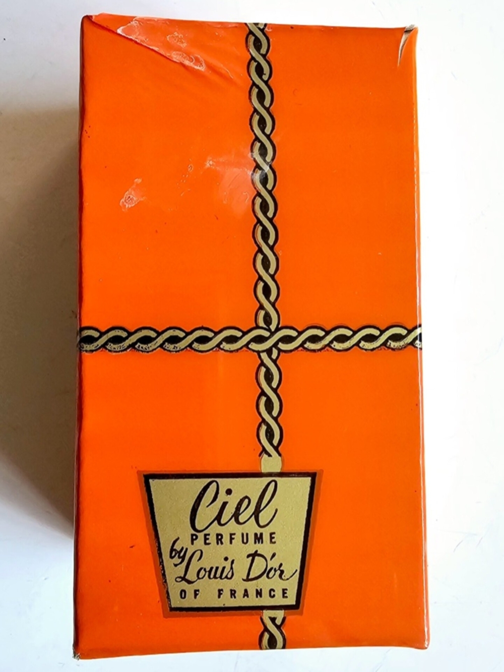 Vintage Louis D'Or Ciel Perfume 1/2 Fl Oz Johnny Carson TV Show Box Rare
